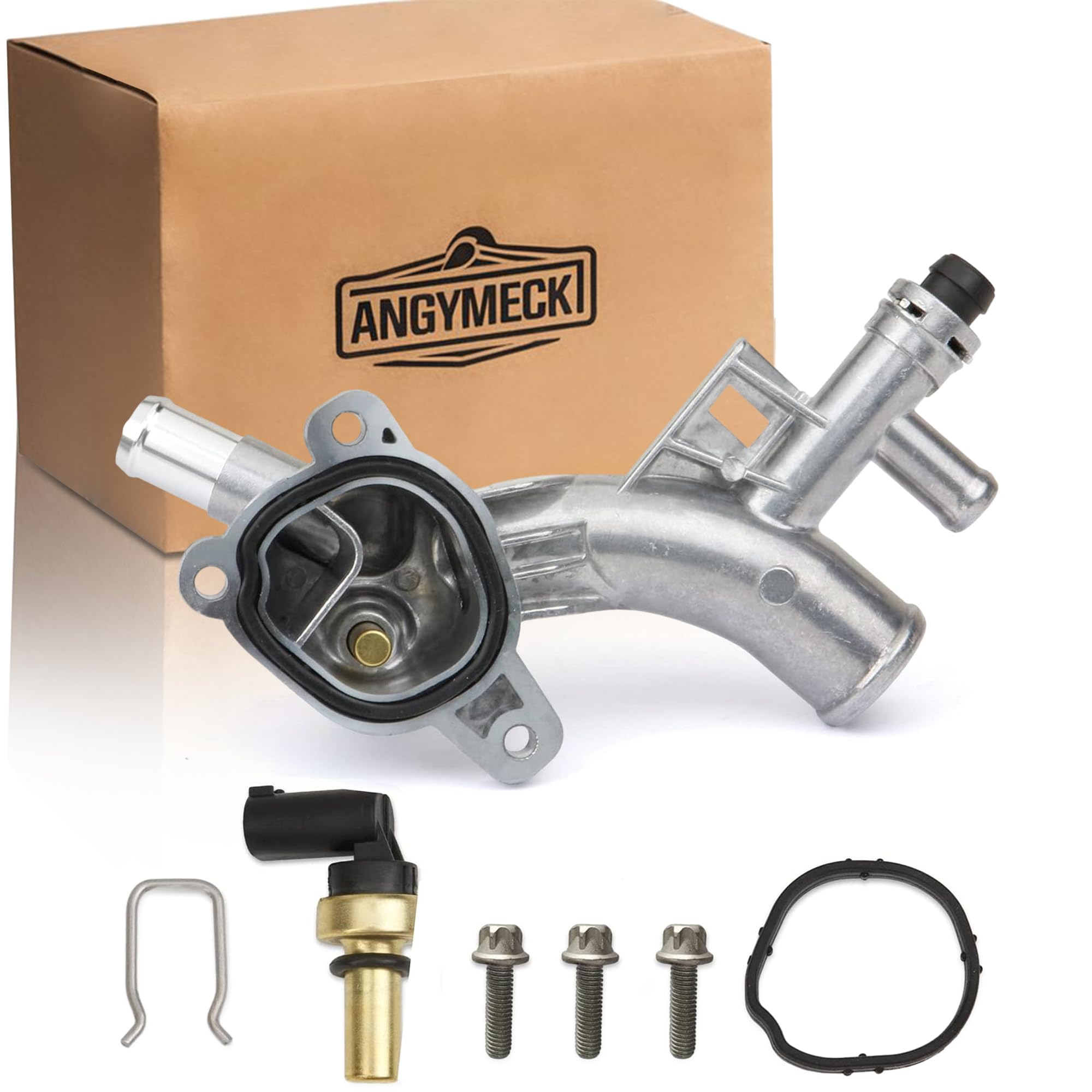 【C3】ASTRAEA Amazon.com: Aluminum Water Outlet Thermostat Housing for 2011-2016